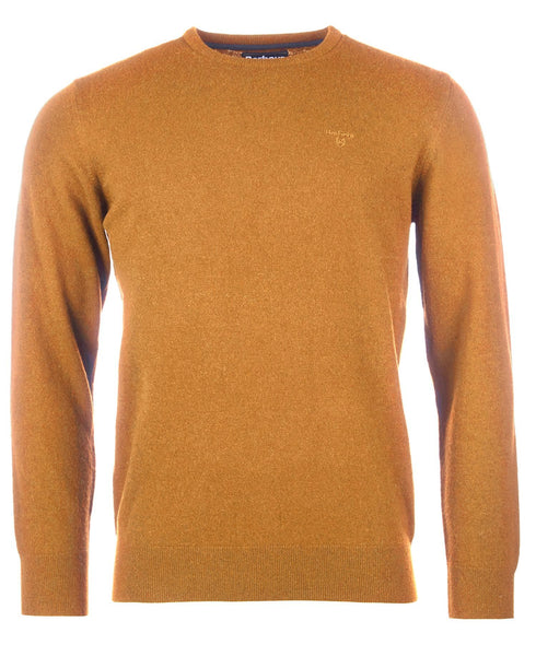 Girocollo Uomo MKN0345 dalle linee essenziali Senape BARBOUR- Francavilla Moda